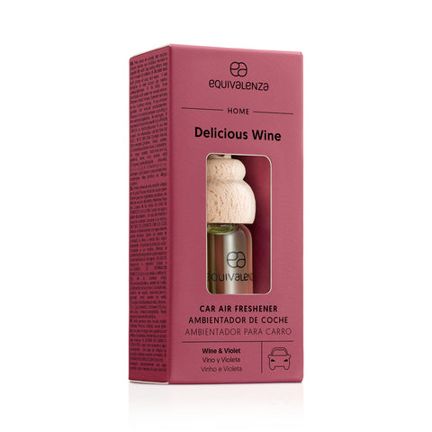 Deodorante auto "Delicious Wine" (vino e violetta)