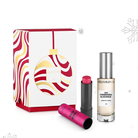SET SECRET SANTA: Profumo 095 Forbidden Elegance & Balsamo labbra Raspberry