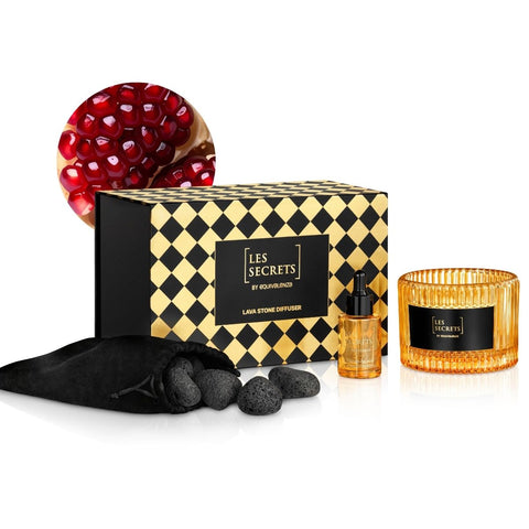 Diffusore Pietre di Lava Les Secrets "Grenade Rouge"